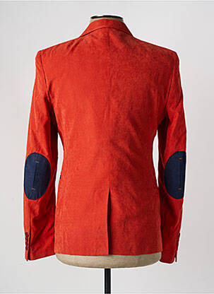 Blazer finition intérieure doublure imprimée orange ROSS CARRA homme