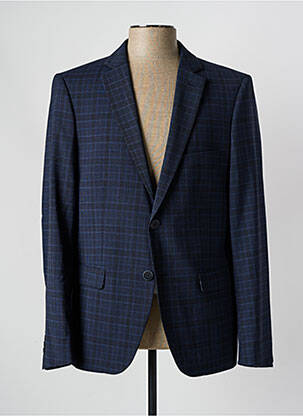 Blazer tissage chiné bleu EMYLE homme