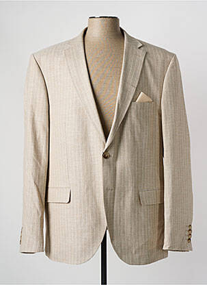 Blazer tissage chiné beige DARIO BELTRAN homme