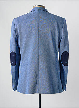 Blazer tissage chiné bleu BLACK WELLIS homme