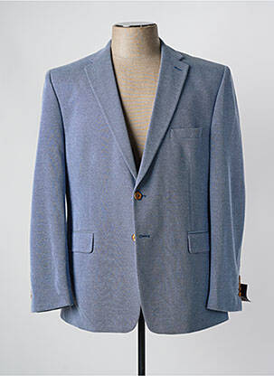 Blazer tissage chiné bleu GIANNI MARCO homme