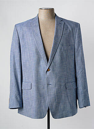 Blazer tissage chiné bleu GIANNI MARCO homme