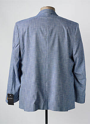Blazer tissage chiné bleu GIANNI MARCO homme