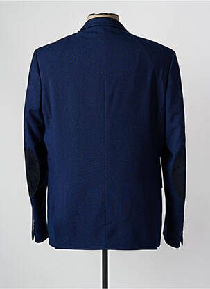 Blazer tissage chiné bleu DELAHAYE homme
