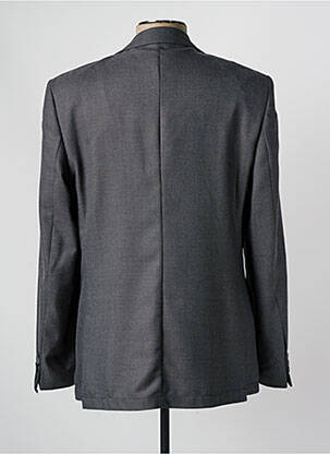 Blazer tissage chiné gris LUIGI MORINI homme