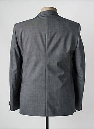 Blazer tissage chiné gris BRUNO SAINT HILAIRE homme