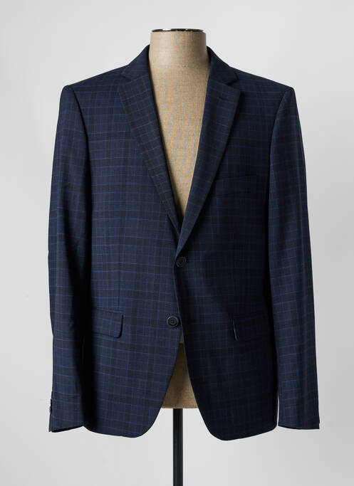 Blazer tissage chiné bleu EMYLE homme