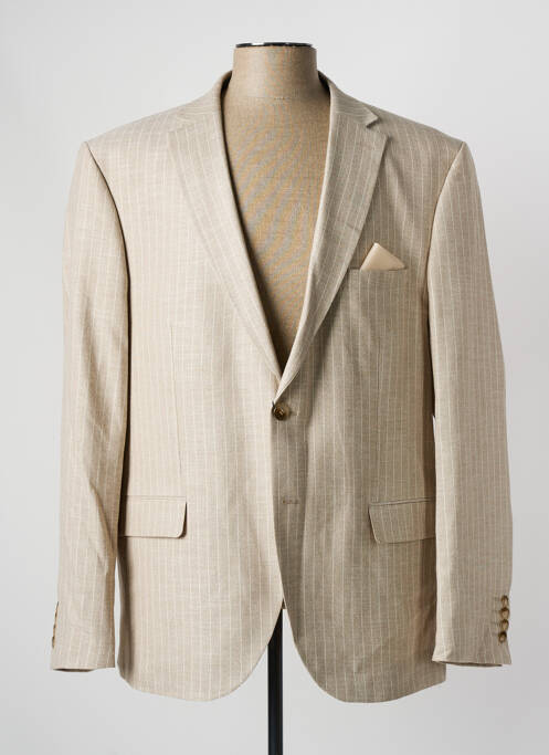 Blazer tissage chiné beige DARIO BELTRAN homme
