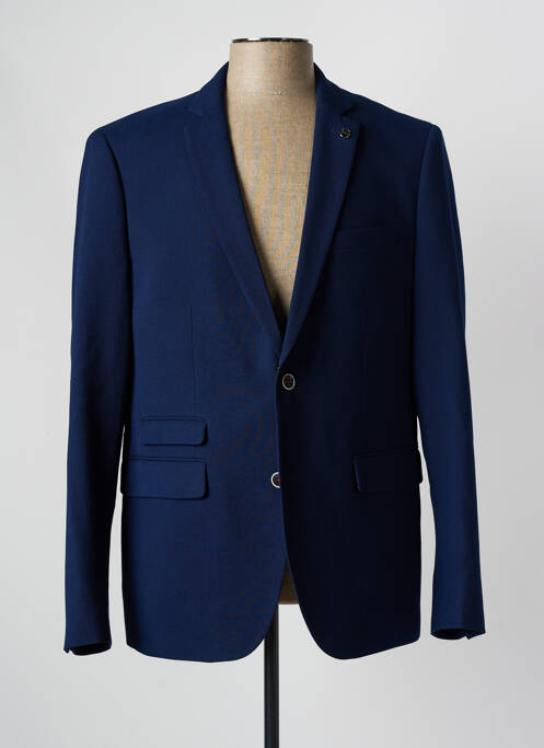 Blazer tissage chiné bleu DELAHAYE homme