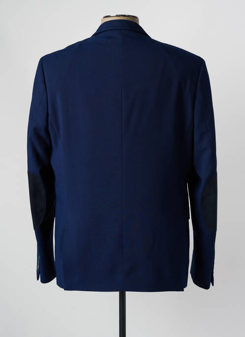 Blazer tissage chiné bleu DELAHAYE homme