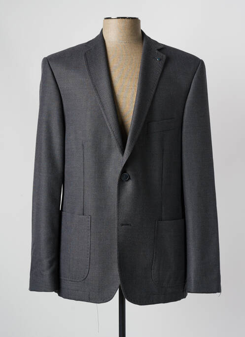 Blazer tissage chiné gris LUIGI MORINI homme