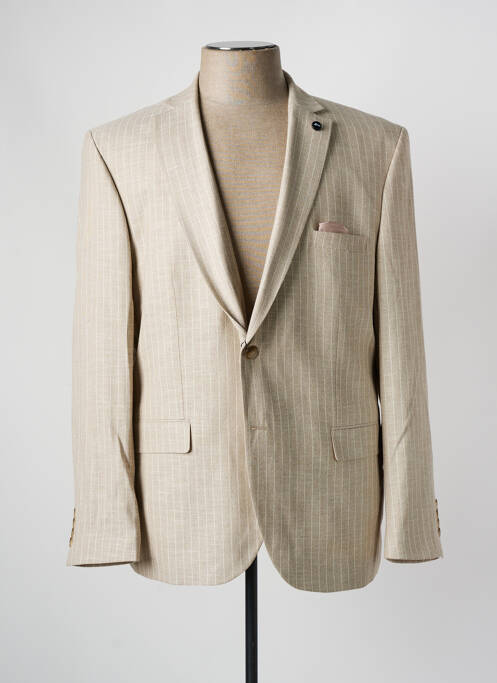 Blazer tissage chiné beige DARIO BELTRAN homme