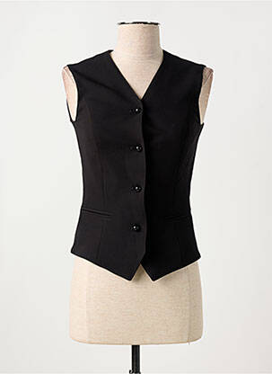 Gilet sans manche coupe cintrée noir ROBUR femme