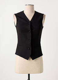 Gilet sans manche poches noir ROBUR femme