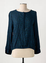 Blouse imprimé fantaisie manches longues bleu STREET ONE femme