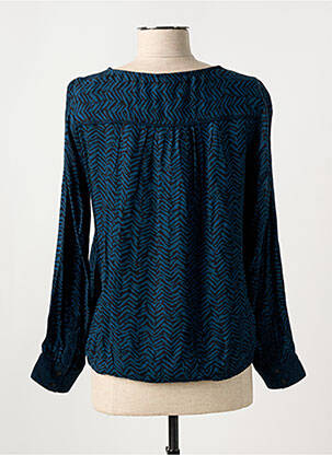 Blouse imprimé fantaisie manches longues bleu STREET ONE femme
