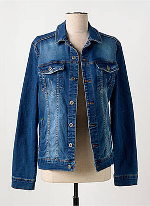 Veste casual poches bleu BLACK NEEDLE femme