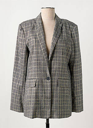 Blazer poches gris SCHOOL RAG femme