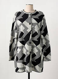 Gilet manches longues stretch gris GRIFFON femme