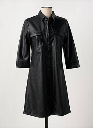 Robe courte manches 3/4 manches 3/4 noir KANOPE femme