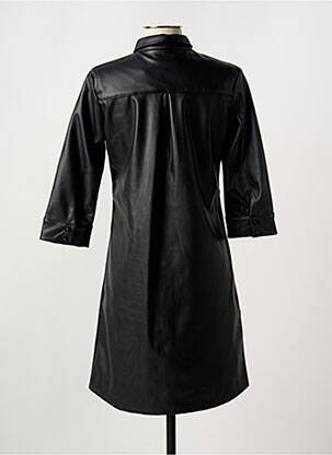 Robe courte manches 3/4 manches 3/4 noir KANOPE femme