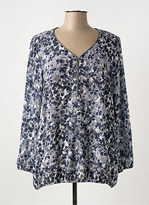 Blouse légère et transparente manches longues gris BAGORAZ femme