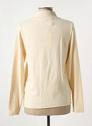 Pull stretch manches longues beige MOLLY BRACKEN femme
