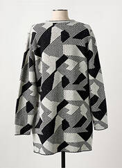 Gilet manches longues gris GRIFFON pour femme seconde vue