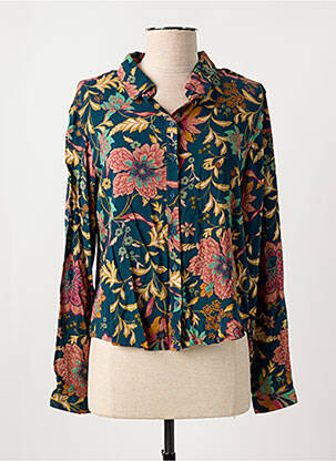 Chemisier vert TEDDY SMITH pour femme