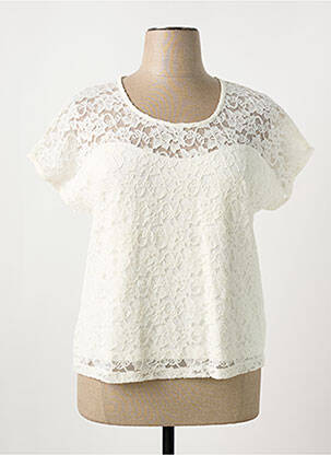 T-shirt beige MARBLE pour femme