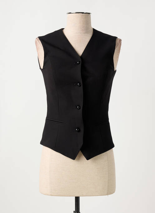 Gilet sans manche poches noir ROBUR femme