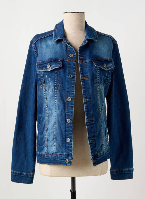 Veste casual poches bleu BLACK NEEDLE femme