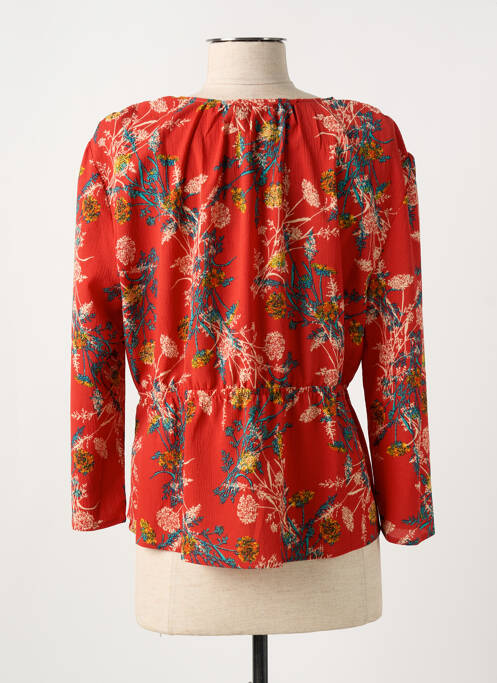 Veste casual coupe cintrée rouge FREEMAN T.PORTER femme