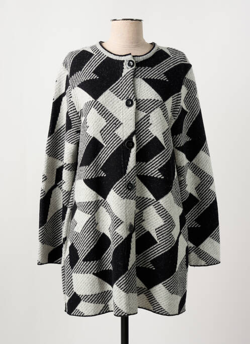 Gilet manches longues stretch gris GRIFFON femme