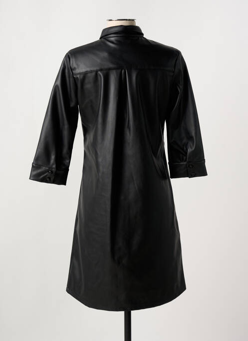 Robe courte manches 3/4 manches 3/4 noir KANOPE femme