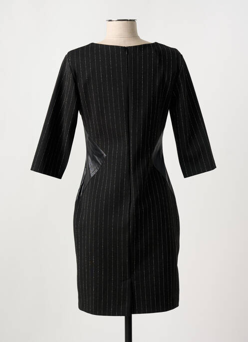 Robe courte manches 3/4 manches 3/4 noir RINASCIMENTO femme