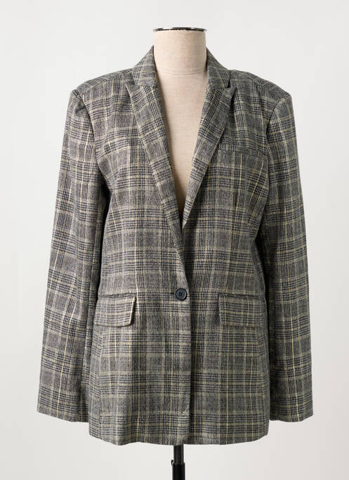 Blazer gris SCHOOL RAG pour femme