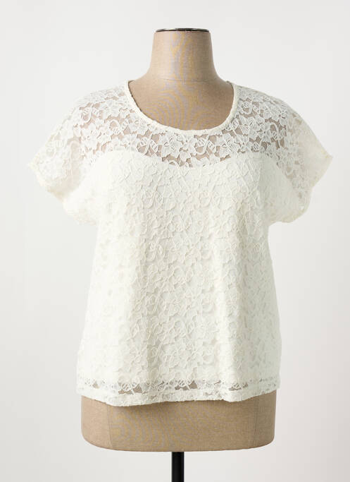 T-shirt beige MARBLE pour femme