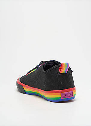 Baskets bout rond bout rond noir VOLLEY homme