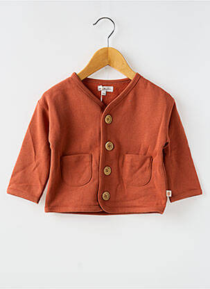 Gilet manches longues marron MOULIN ROTY pour enfant