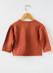 Gilet manches longues marron MOULIN ROTY pour enfant seconde vue