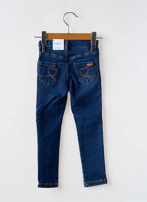 Jeans coupe slim stretch taille ajustable bleu MAYORAL fille