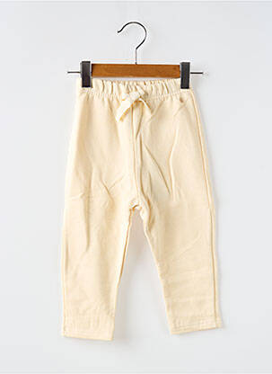 Pantalon slim taille normale taille élastique beige PETIT BATEAU fille