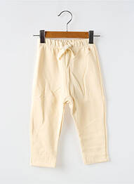 Pantalon slim taille normale taille élastique beige PETIT BATEAU fille