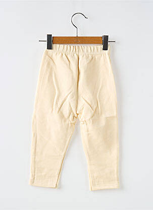 Pantalon slim taille normale taille élastique beige PETIT BATEAU fille