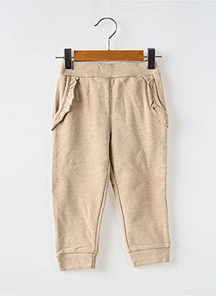 Jogging poches taille élastique marron NAME IT fille