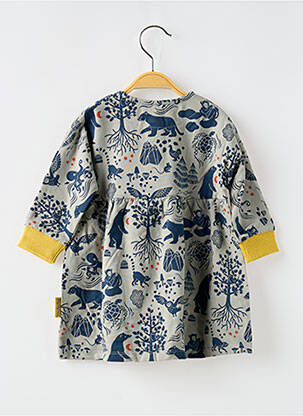 Robe courte manches longues manches longues gris MOULIN ROTY fille