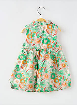 Robe courte sans manche sans manche vert MOULIN ROTY fille