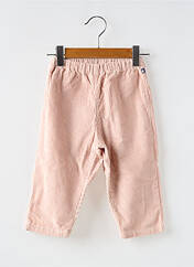 Pantalon droit rose PETIT BATEAU pour fille seconde vue