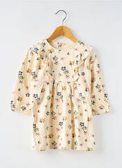 Robe courte beige PETIT BATEAU pour fille seconde vue